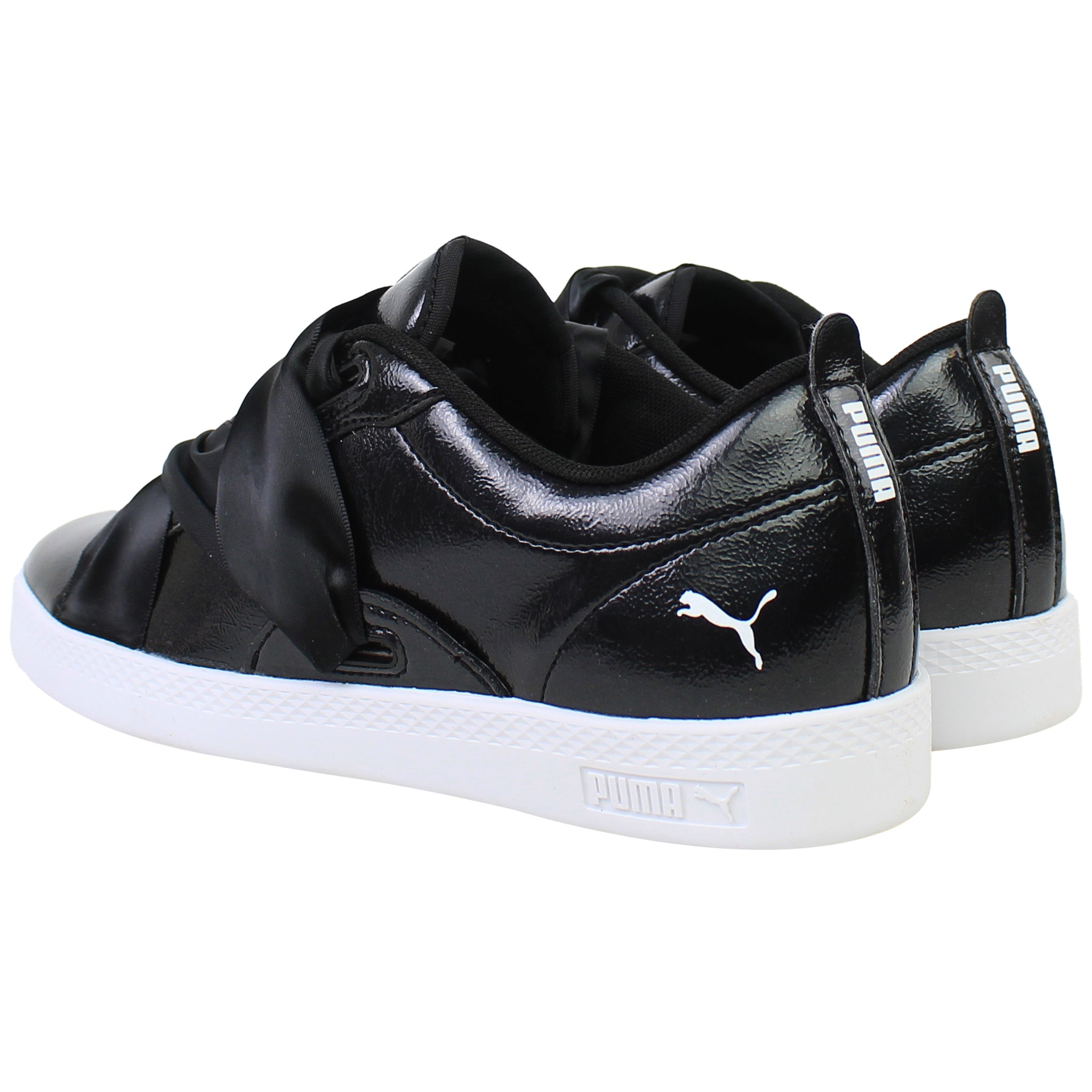 Puma Smash Buckle Womens Black Trainers