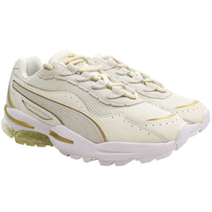 Puma Cell Stellar Soft Womens Gold/White Trainers