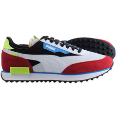 Puma Future Rider Play On Mens White/Red Trainer