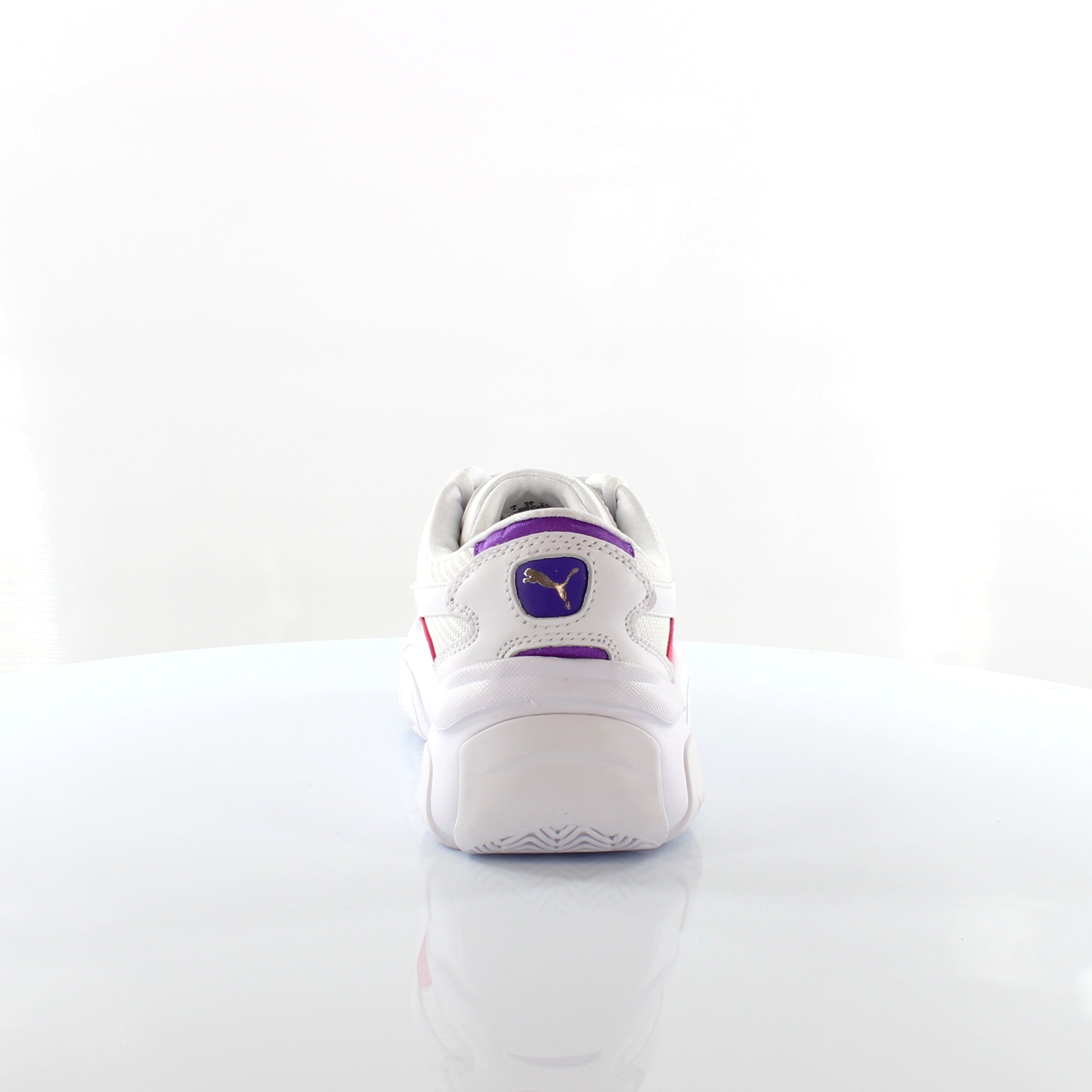 Puma Storm.Y Womens White/Purple Trainers