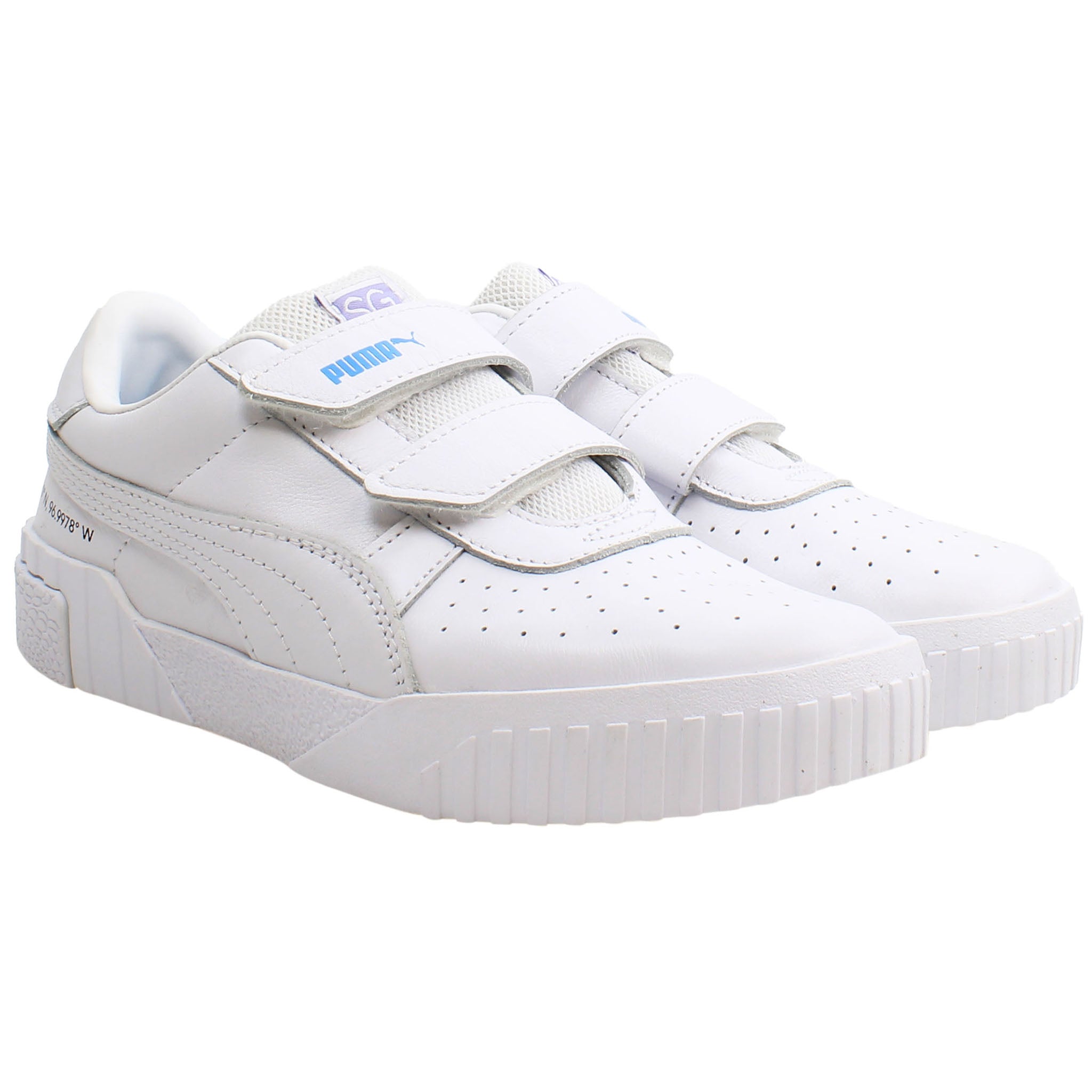 Puma Cali V x Selena Gomez Kids White Trainers