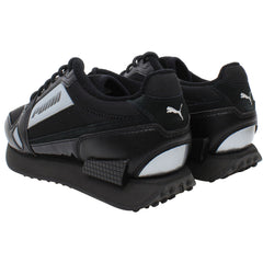 Puma Mile Rider Bright Peaks Mens Black Trainers