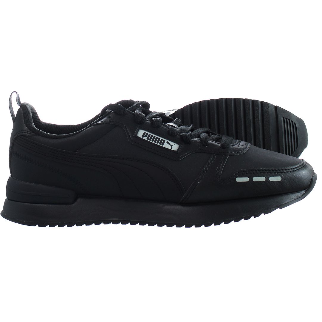 Puma R78 Mens Black Trainers