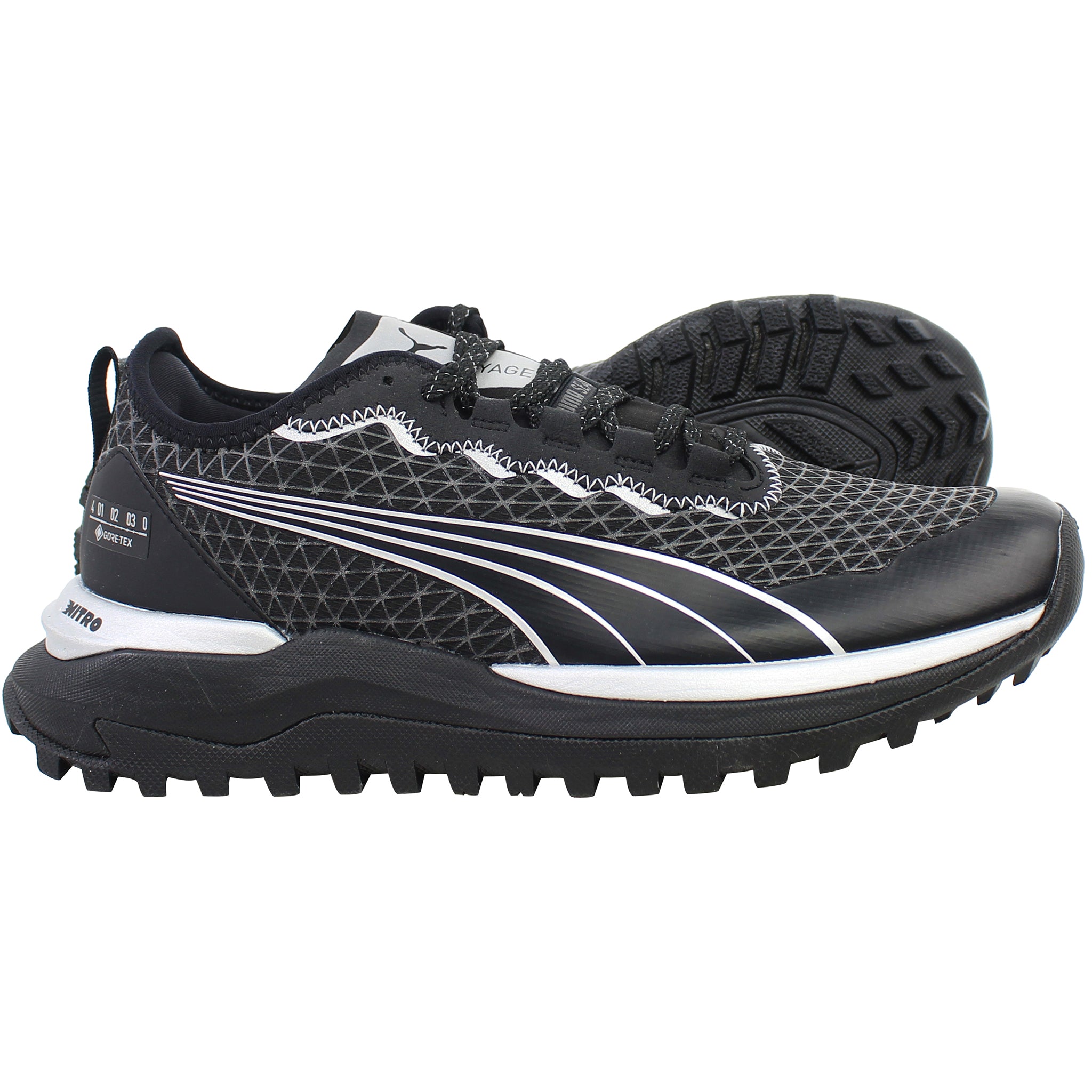 Puma Voyage Nitro 2 Gore-Tex Womens Black Running Shoes