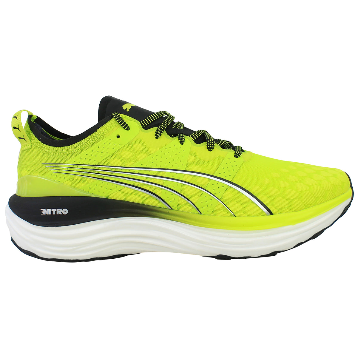 Puma ForeverRun Nitro Mens Green Running Shoes