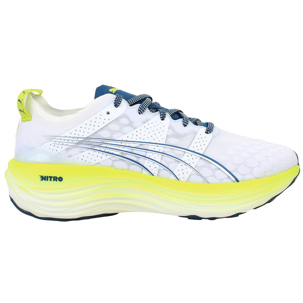 Puma ForeverRun Nitro Mens Light Blue Running Shoes