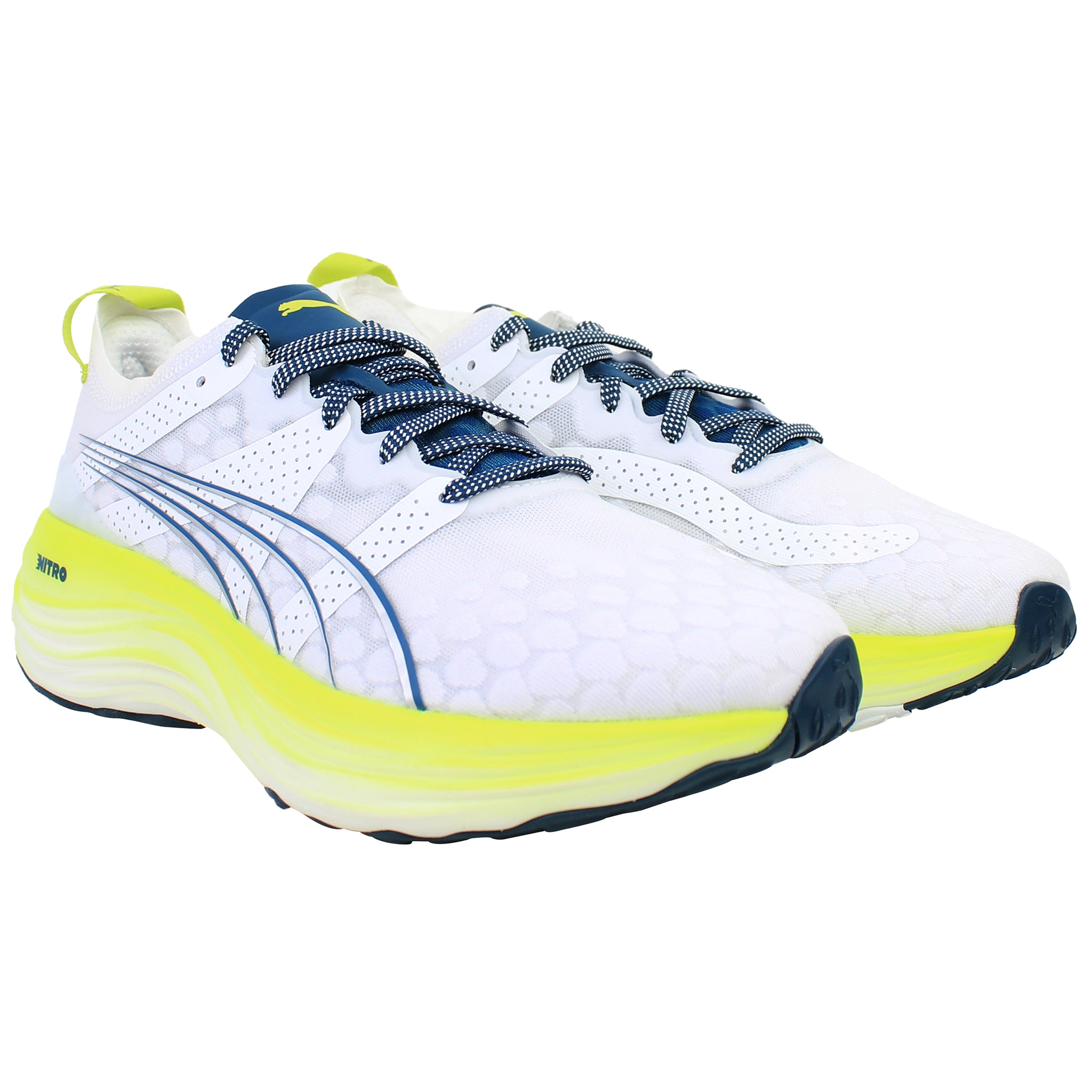 Puma ForeverRun Nitro Mens Light Blue Running Shoes