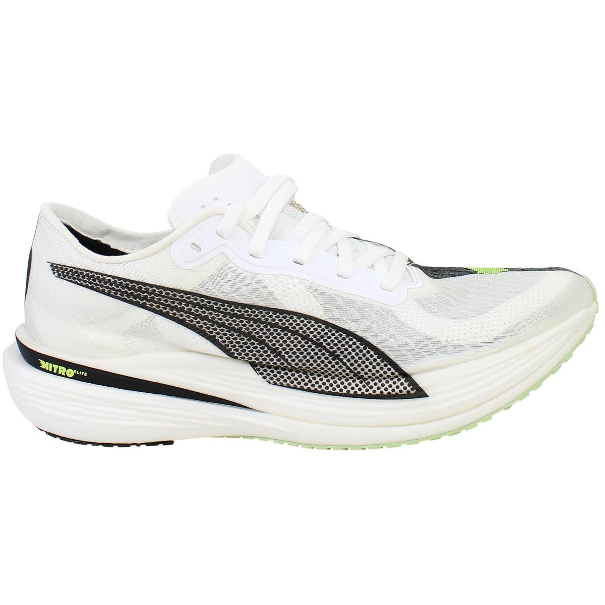 Puma Deviate Nitro Elite 2 White/Black Womens Running Shoes