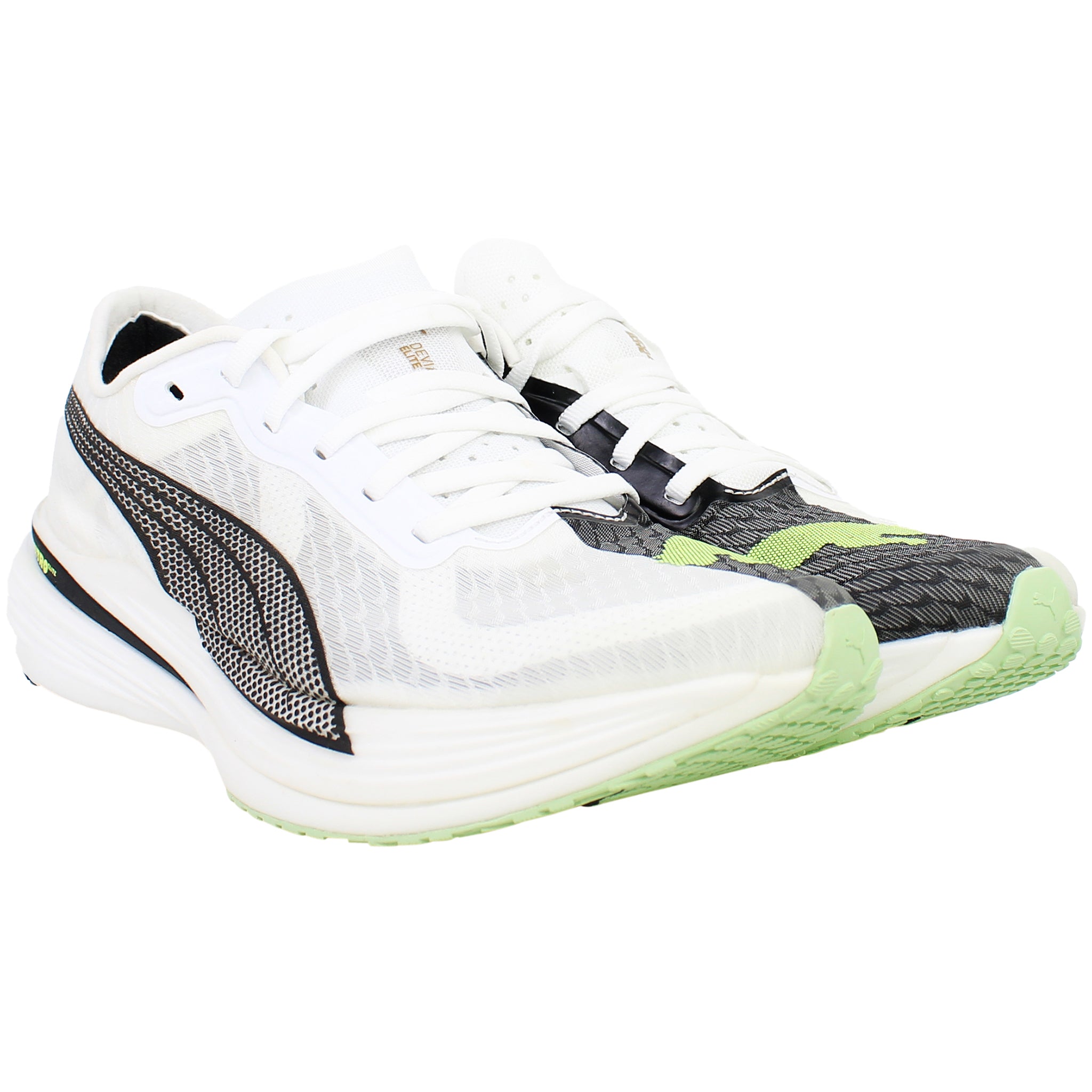 Puma Deviate Nitro Elite 2 White/Black Womens Running Shoes