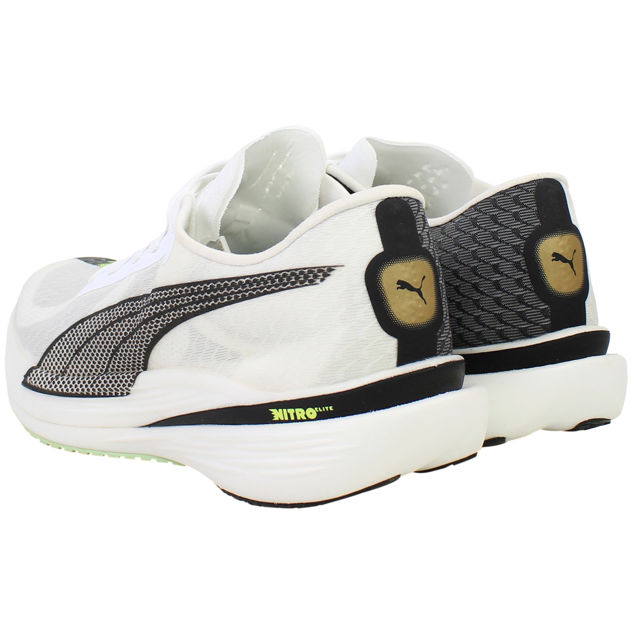 Puma Deviate Nitro Elite 2 White/Black Womens Running Shoes