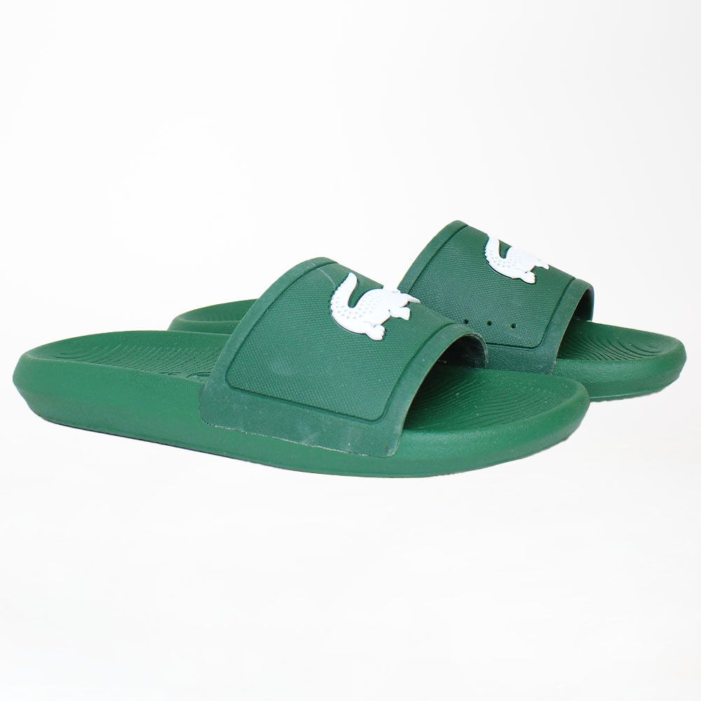 Lacoste Croco Slide 119 1 Mens Green Sliders DIRTY