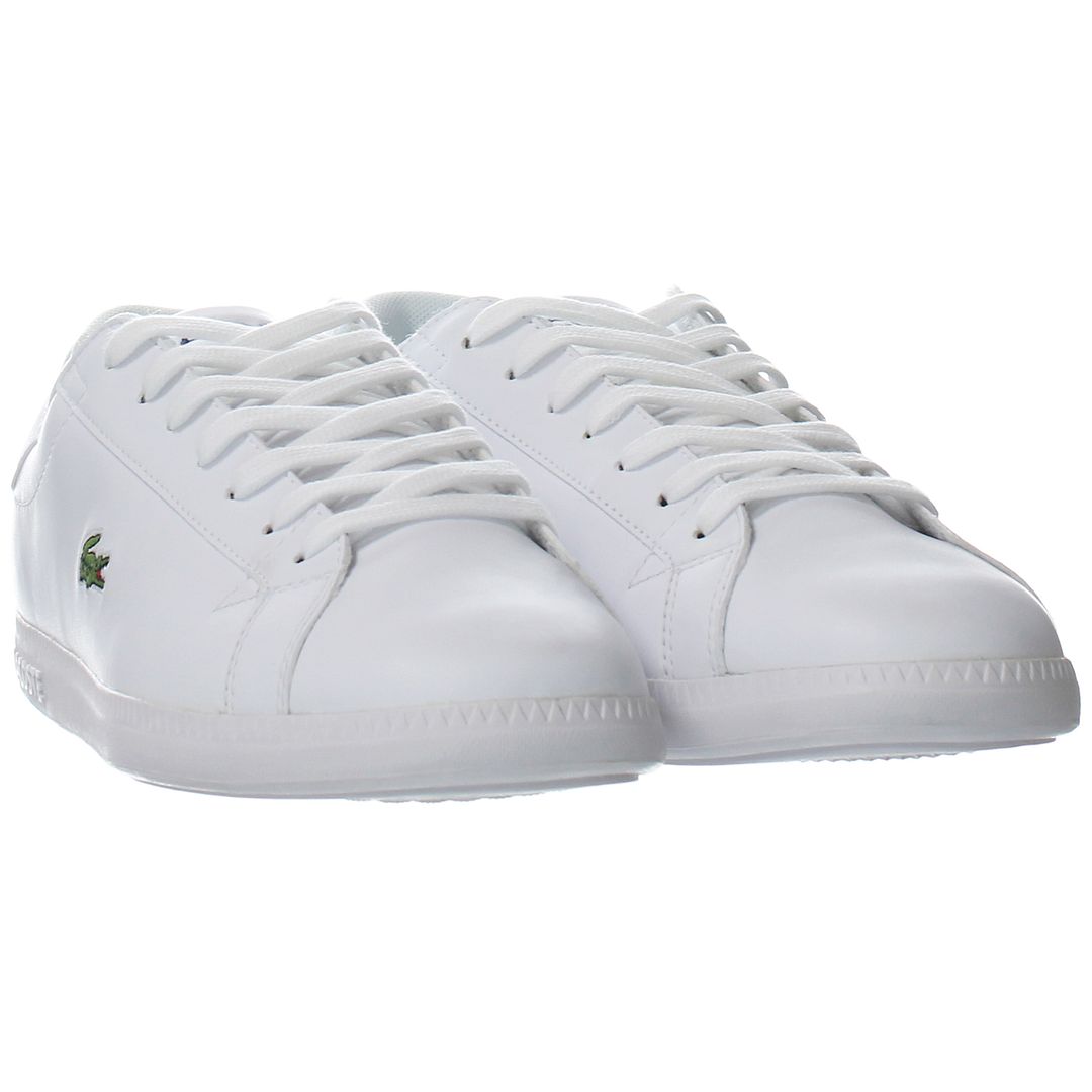 Lacoste Graduate BL 1 SMA Mens White Trainers