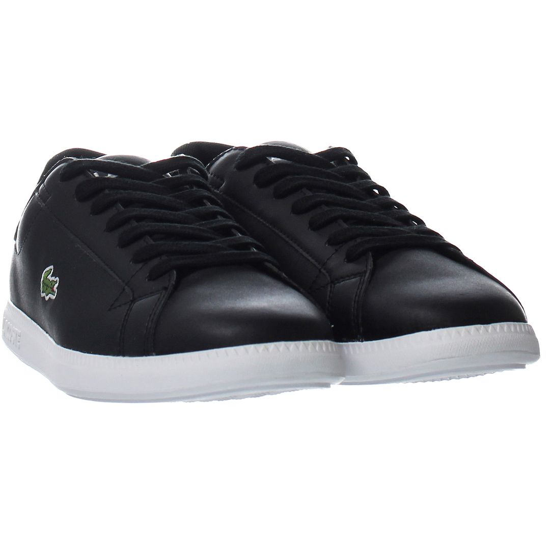 Lacoste Graduate BL 1 SMA Mens Black/White Trainers