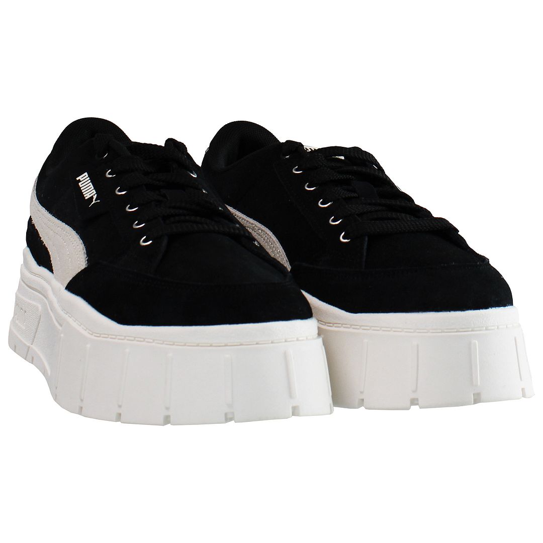 Puma Mayze Stack Womens Black Trainers