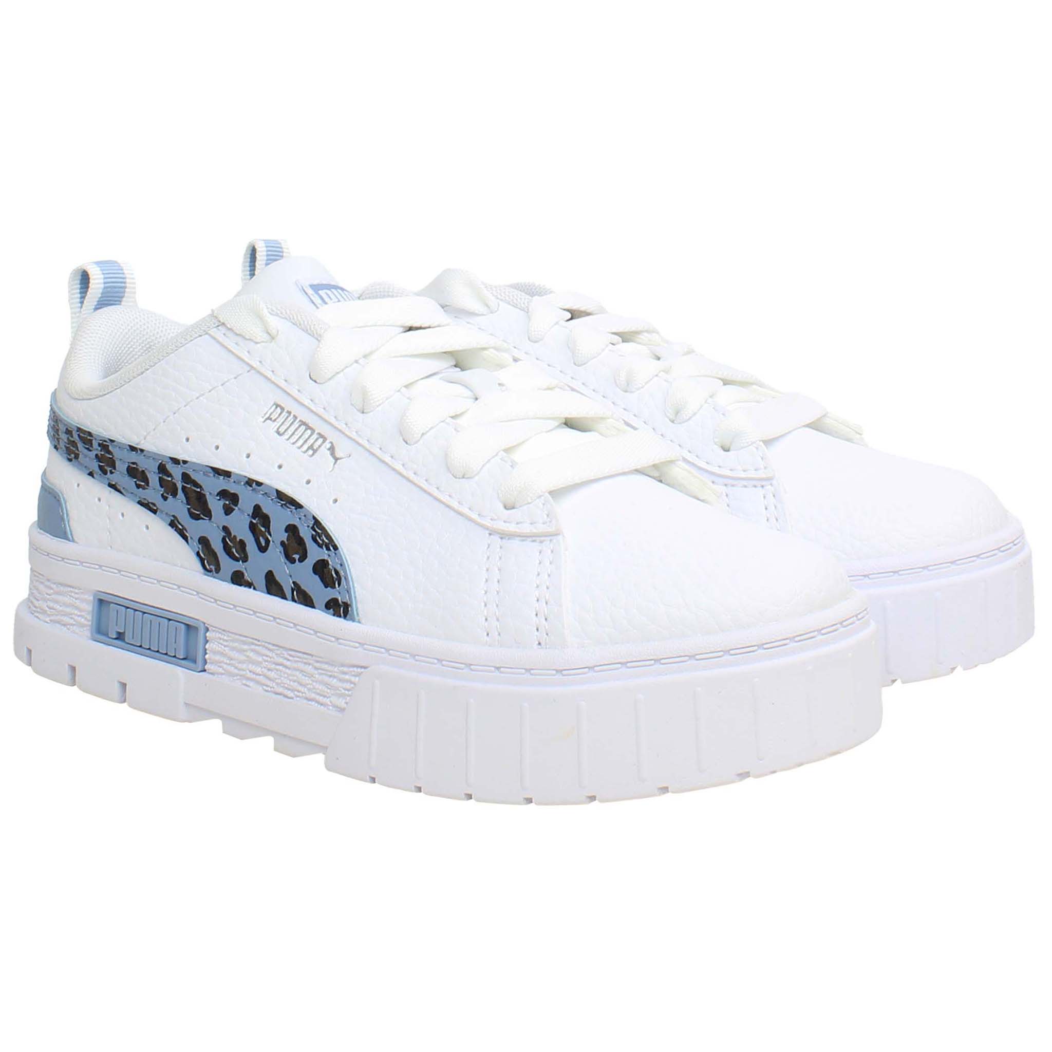 Puma Mayze Wild Kids White Trainers