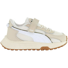 Puma Wild Rider Futurism AC Kids Off White Trainers