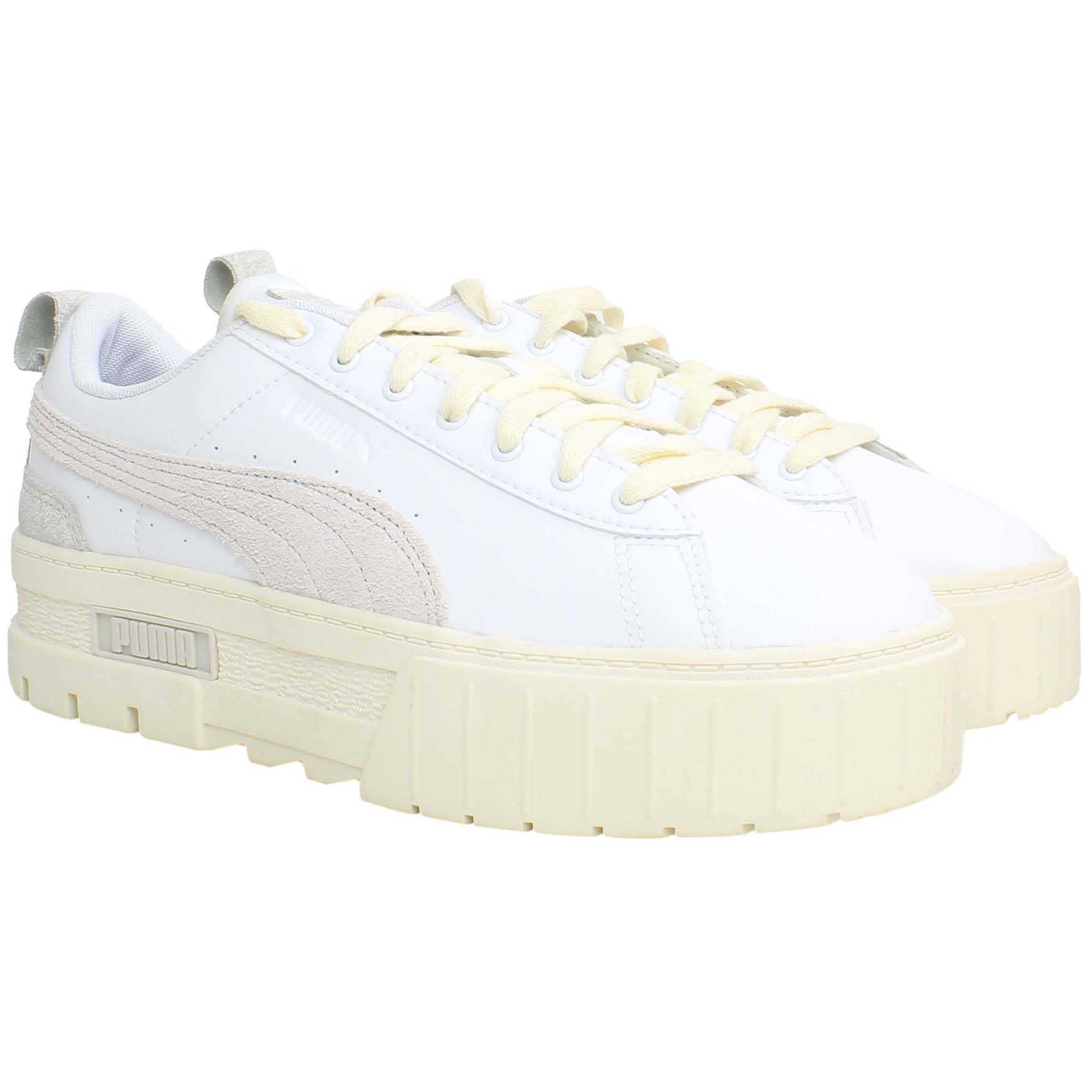 Puma Mayze Thrifted Womens White Trainers