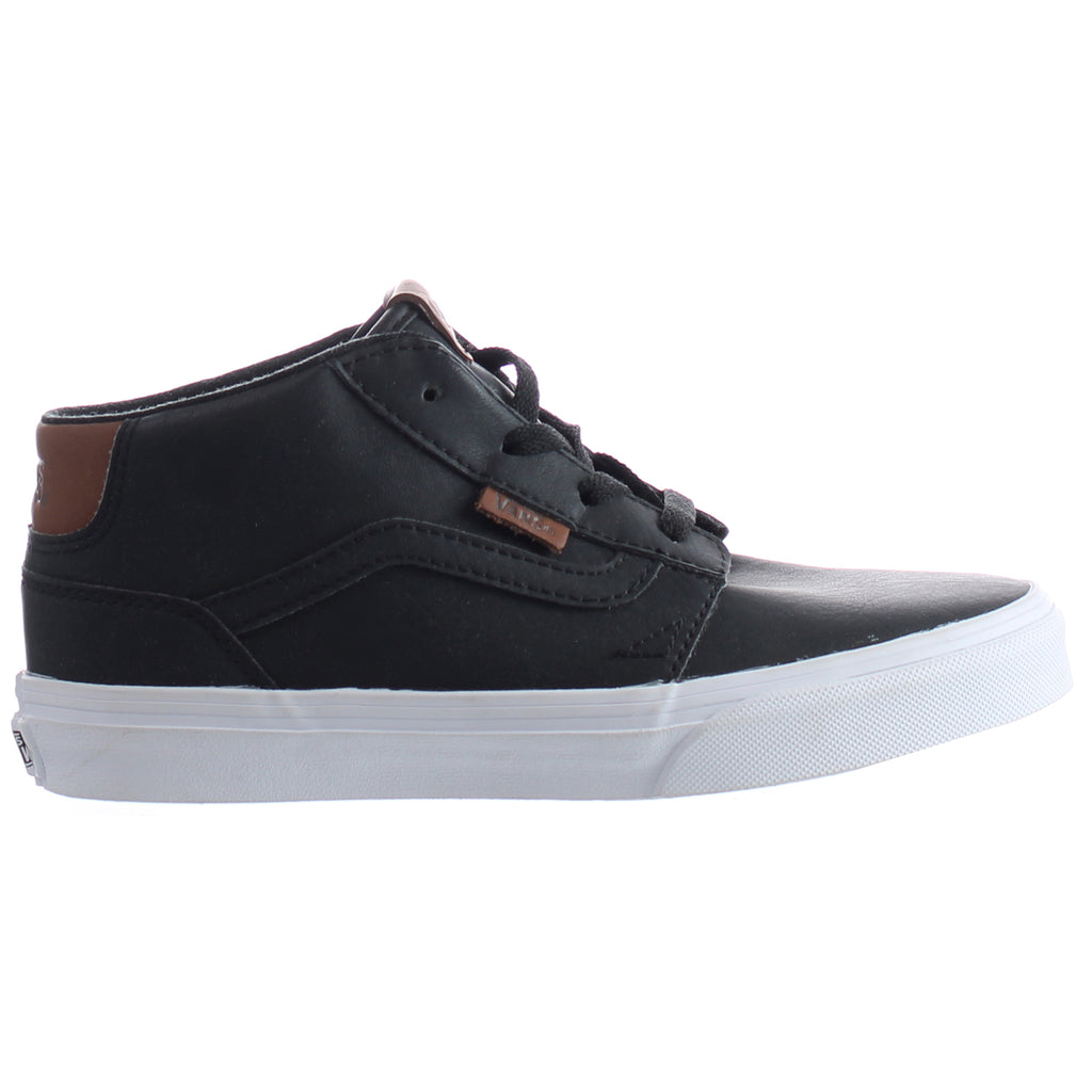 Vans Chapman Mid Lace-Up Black Synthetic Kids Plimsolls 38J4K55