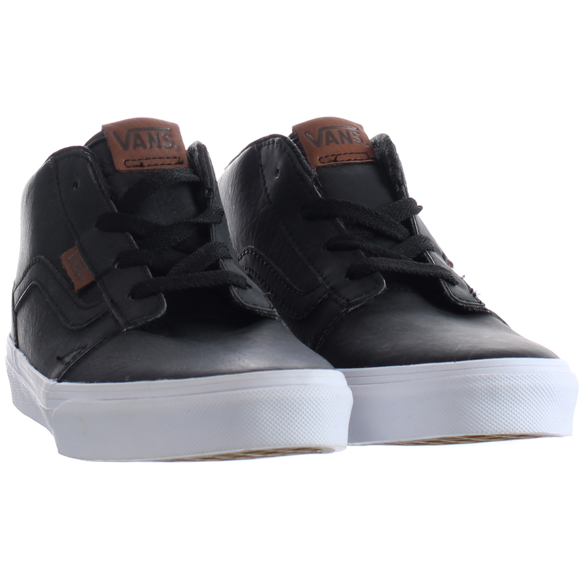 Vans Chapman Mid Lace-Up Black Synthetic Kids Plimsolls 38J4K55