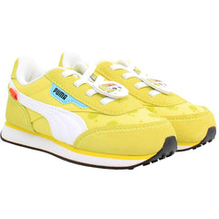 Puma Future Rider Spongebob Kids Yellow Trainers