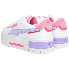 Puma Mayze Crashed Womens White Trainers