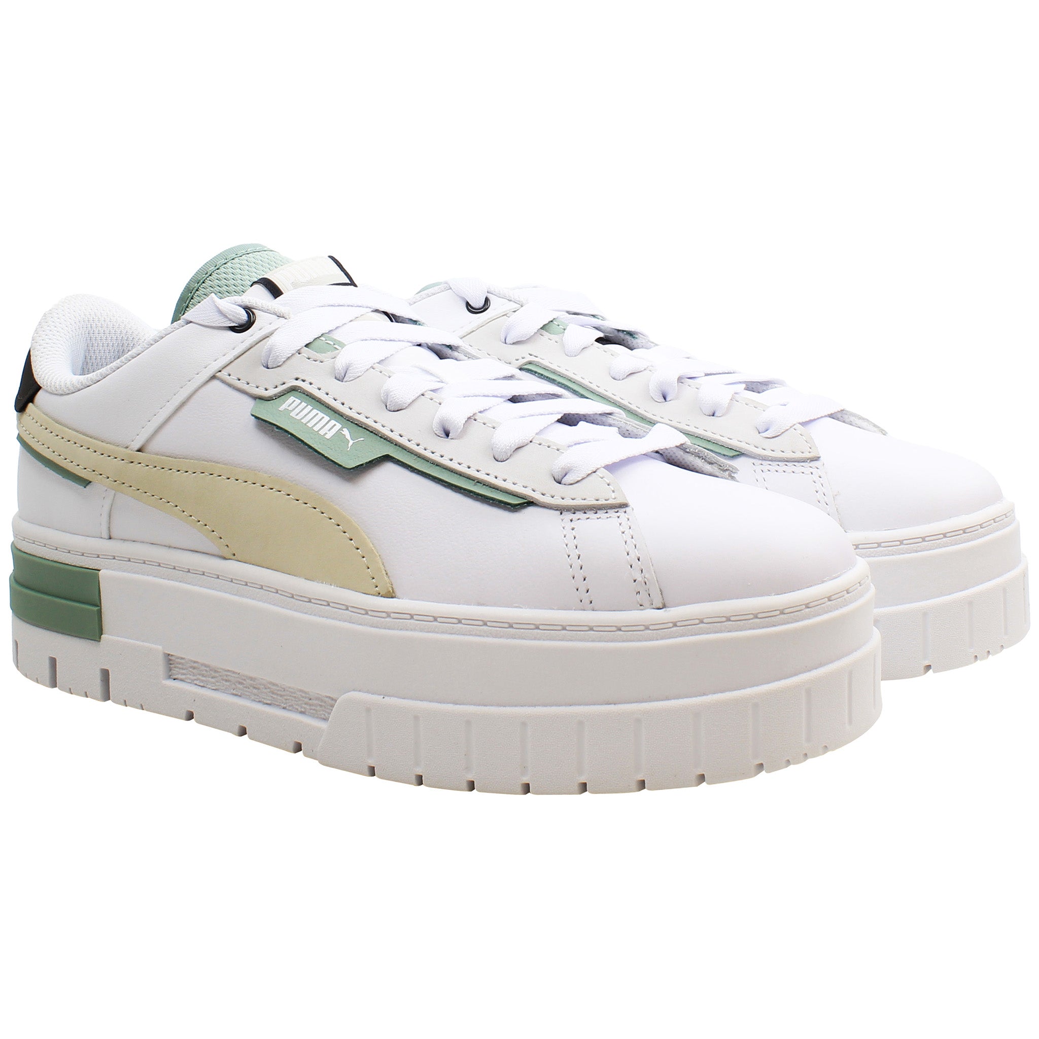 Puma Mayze Crashed PRM Womens White Trainers