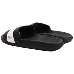 Lacoste Croco Slide 120 3 Womens Black Sliders