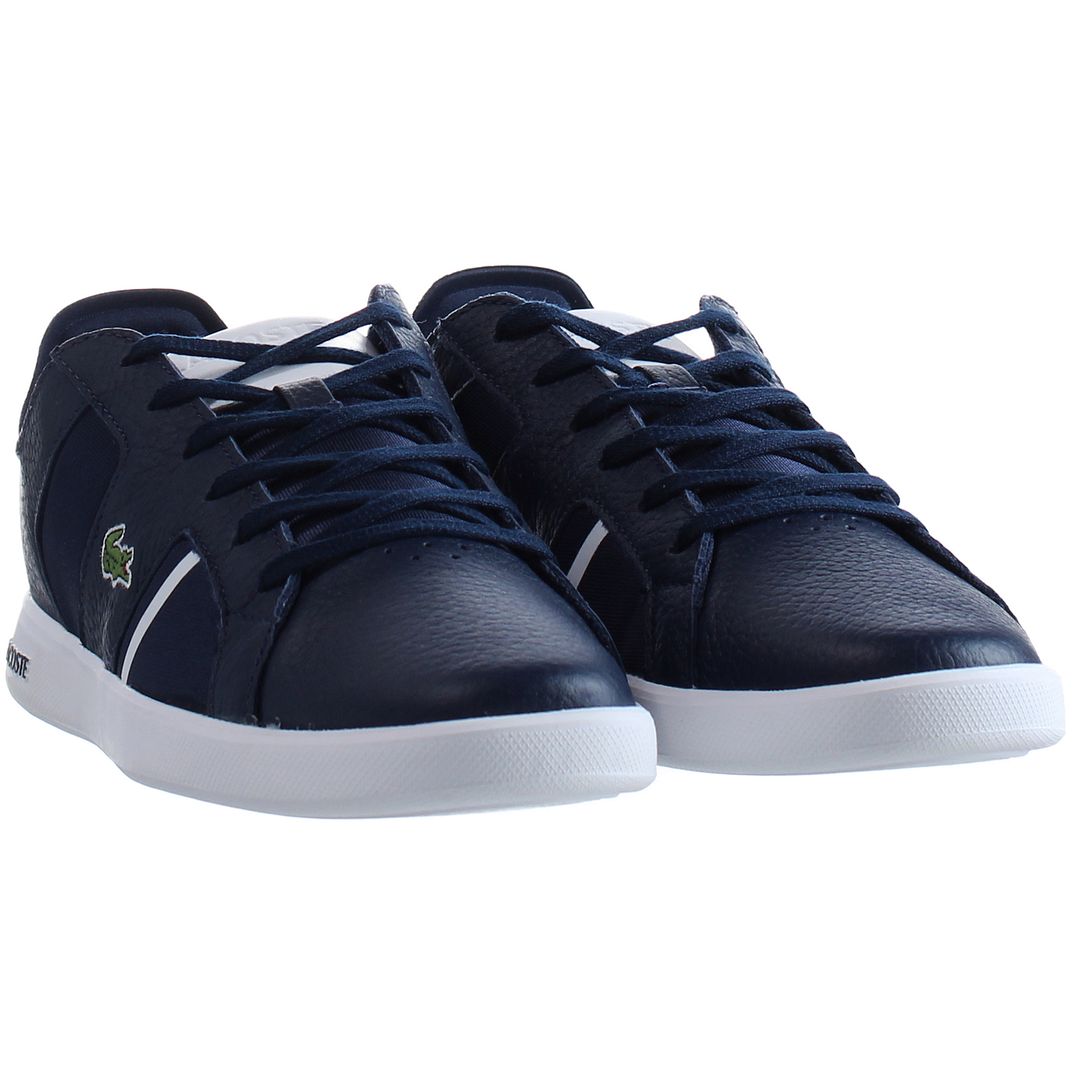 Lacoste Novas 120 1 SMA Mens Navy Blue Trainers