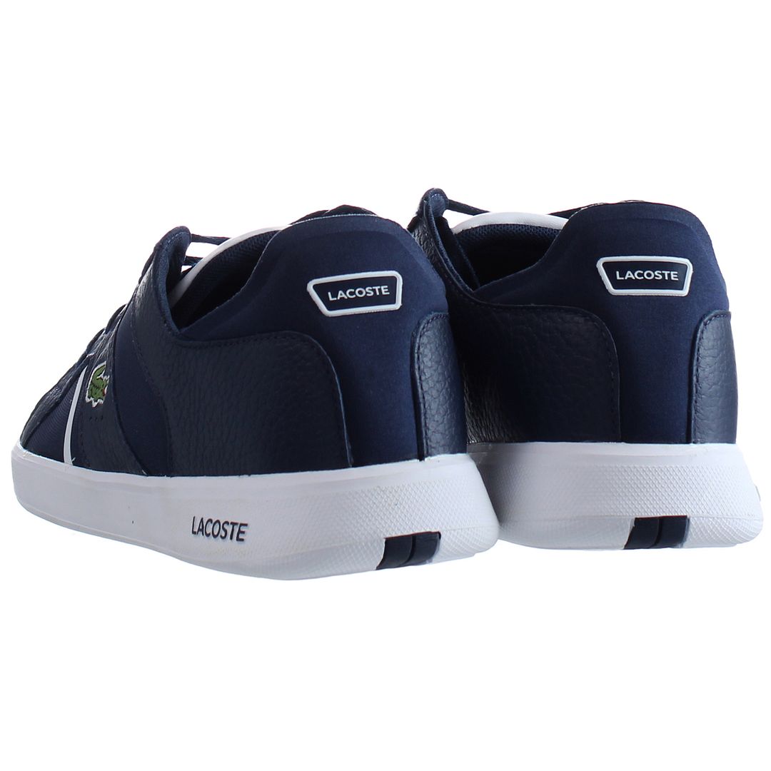 Lacoste Novas 120 1 SMA Mens Navy Blue Trainers