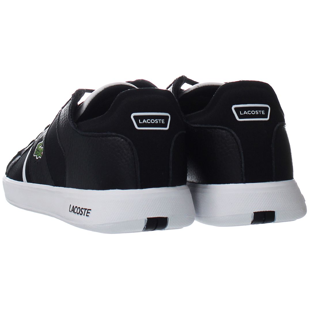 Lacoste Novas 120 1 SMA Mens Black/White Trainers