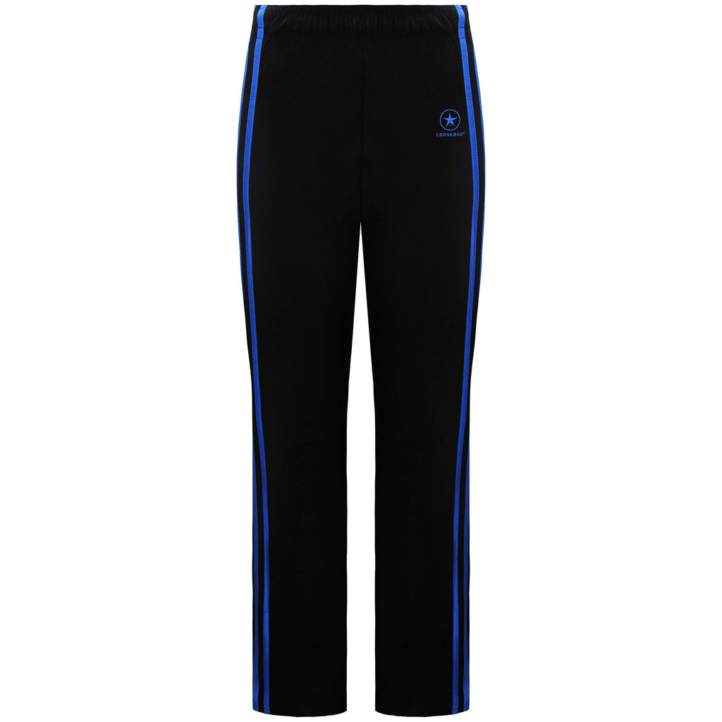 Converse Athletics Mens Black/Blue Track Pants