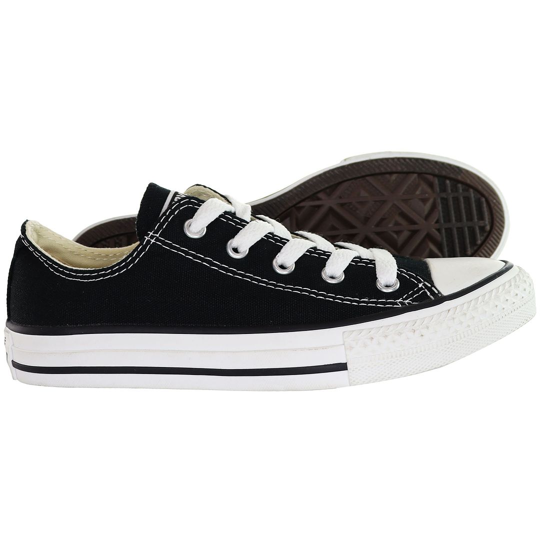 Converse All Star Ox Kids Black Plimsolls