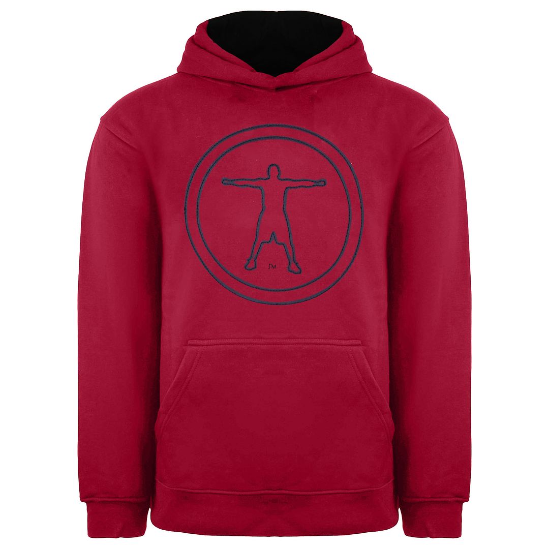 Converse Logo Mens Red Hoodie