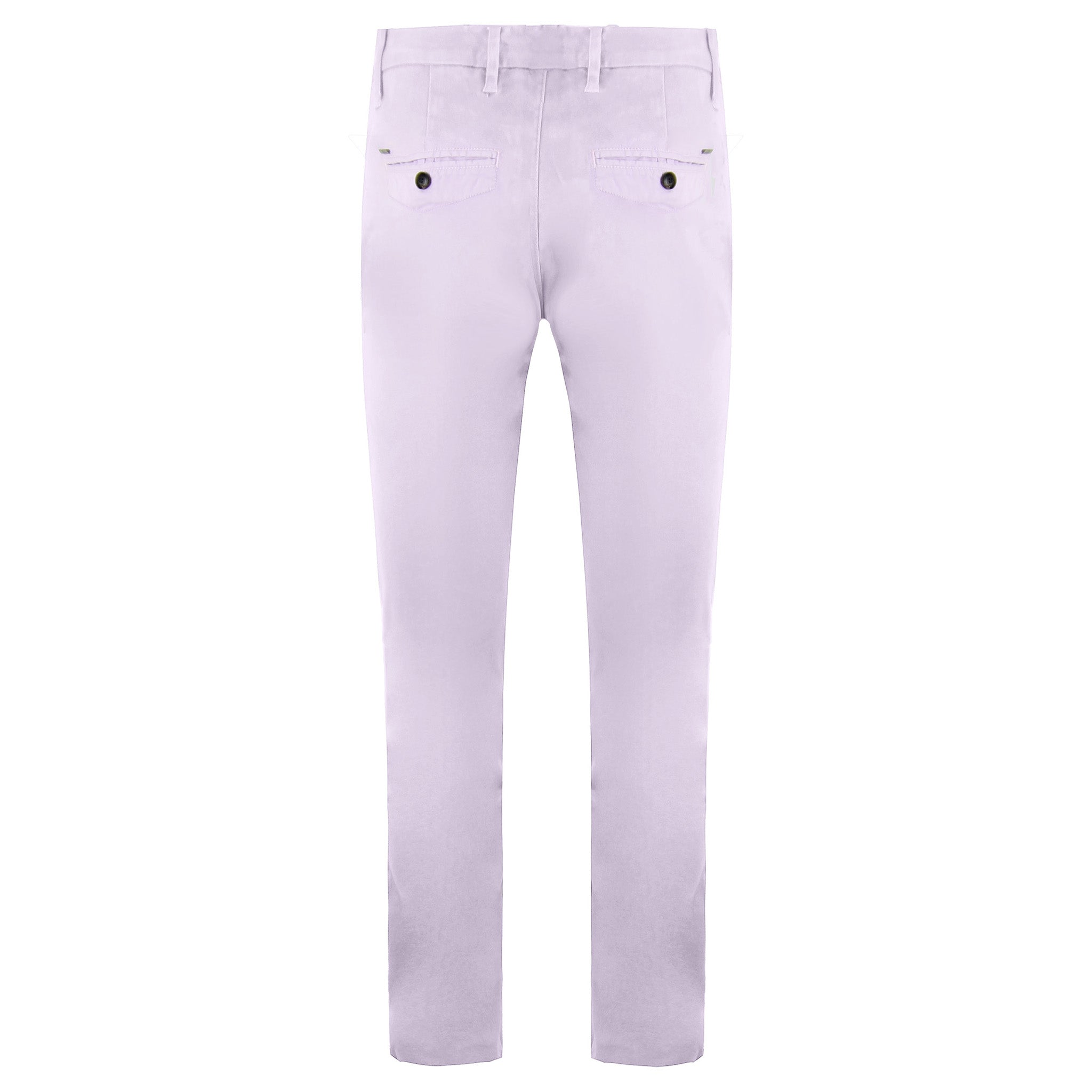 Armani Jeans Regular Fit Mens Lilac Chino Trousers