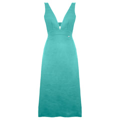 Armani Exchange Asymetric Womens Green Dress