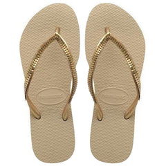 Havaianas Slim Metal Mesh Womens Sand Flip-Flops