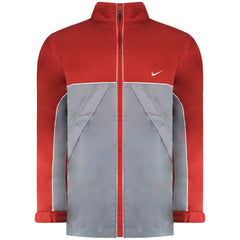 Nike Logo Kids Grey/Red Jacket