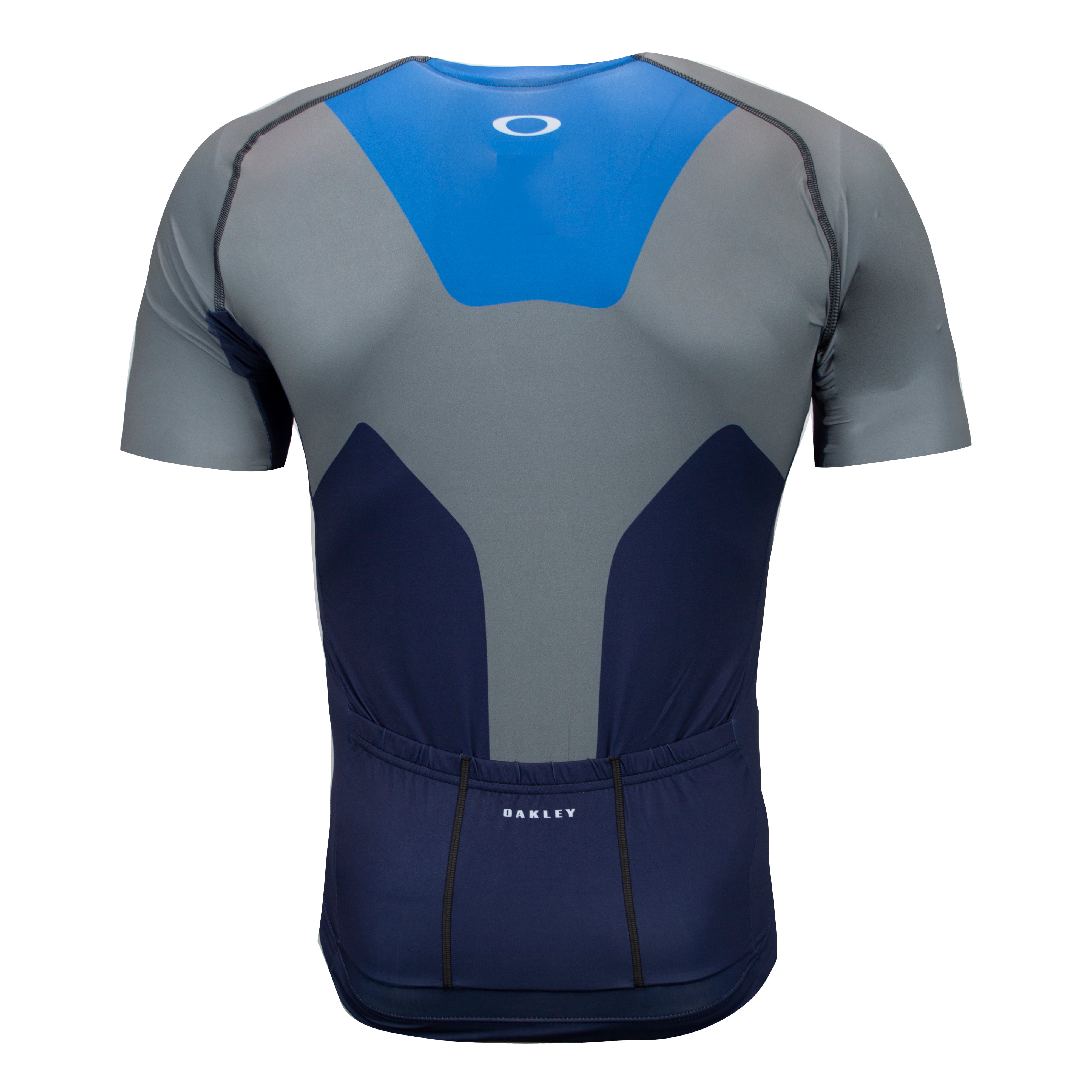 Oakley Jersey Mens Blue Cycling Top