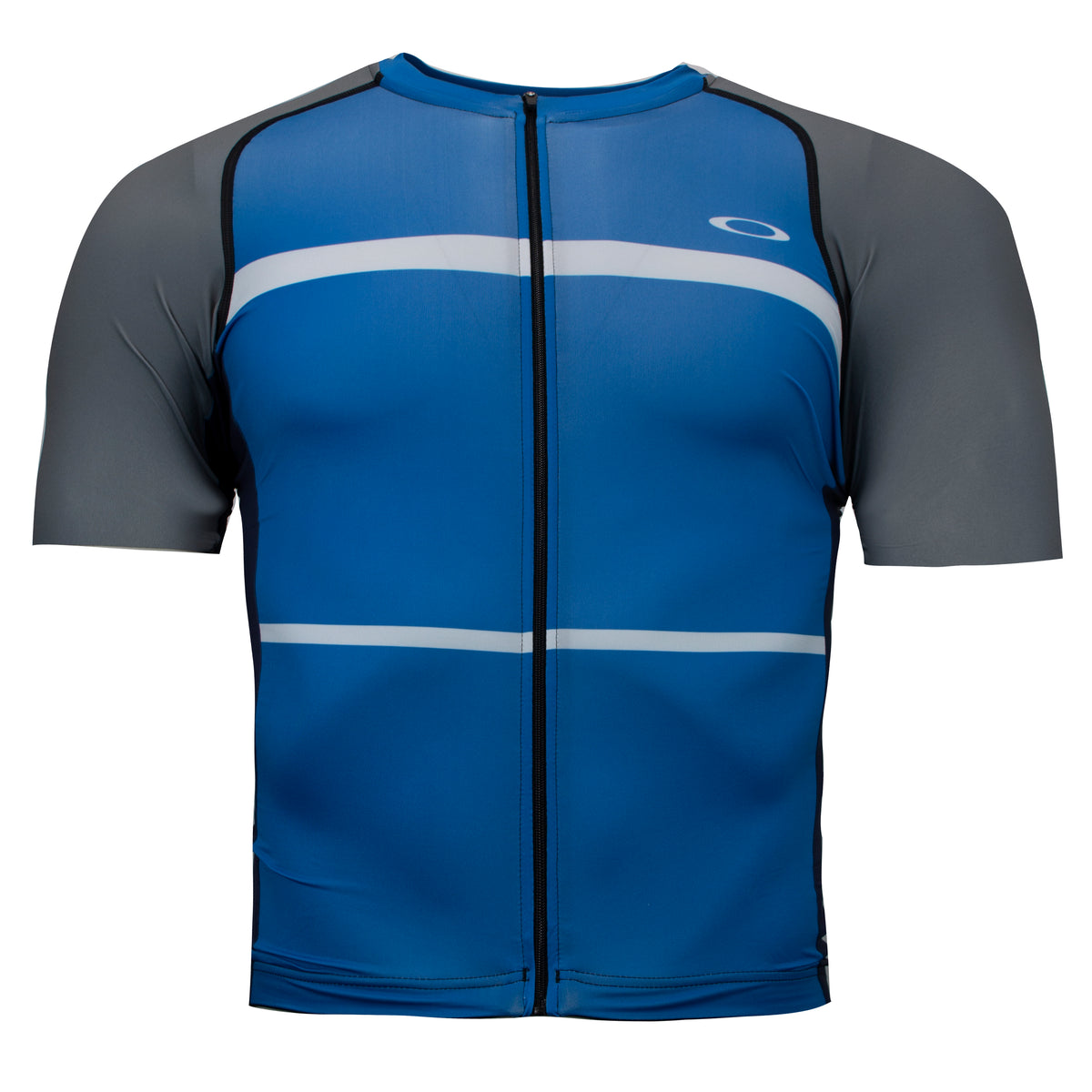 Oakley Jersey Mens Blue Cycling Top