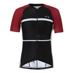 Oakley Mens Black/Red Cycling Top