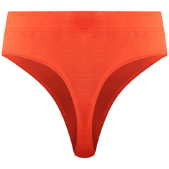 Adidas 2-Pack Womens Orange/Black Wide Side Thong