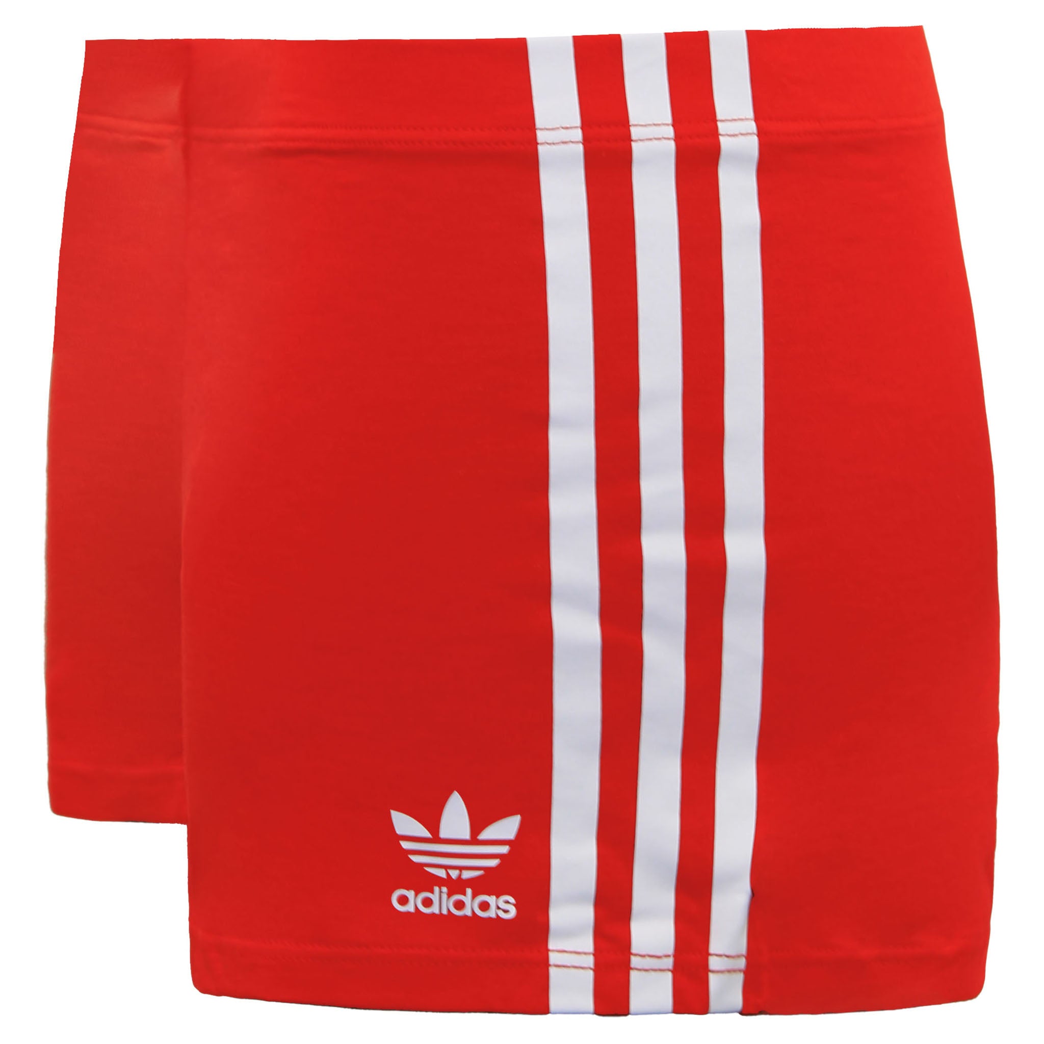 Adidas Stripe Womens Red Biker Boxer Panties