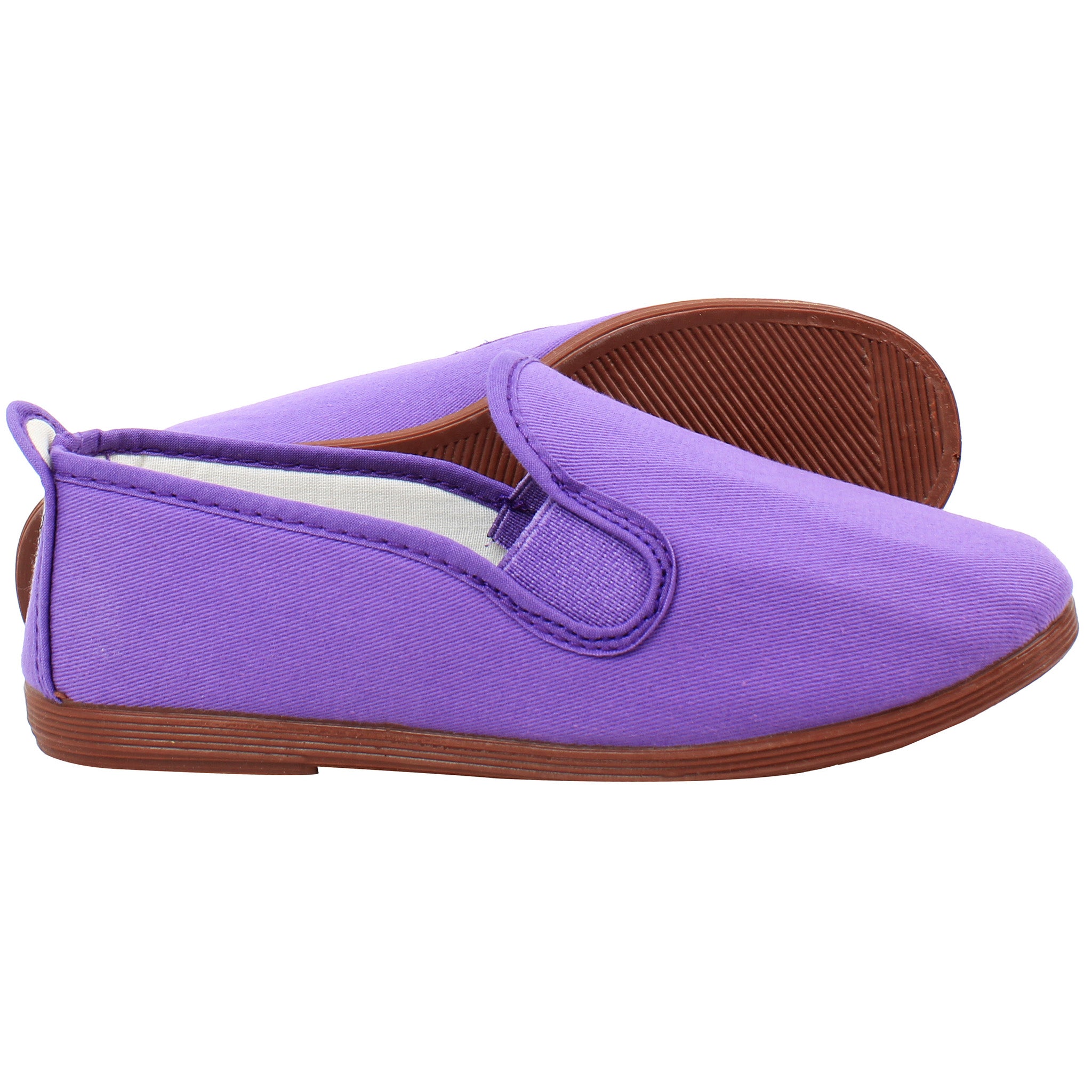 Flossy Style Kids Purple Plimsolls