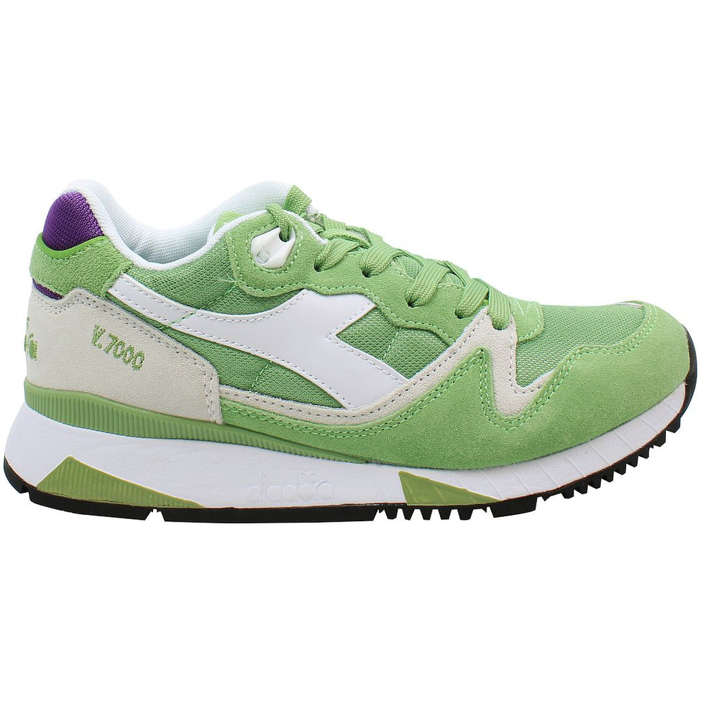 Diadora V7000 Nyl II Mens Green Trainers