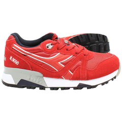 Diadora N9000 Nyl II Mens Red Trainers