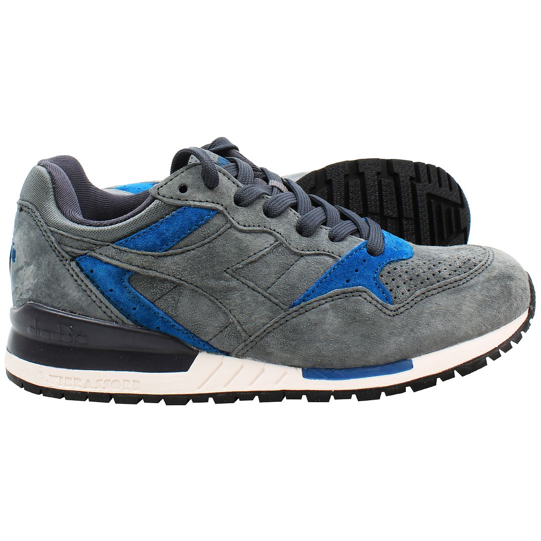 Diadora Intrepid Premium Mens Grey Trainers