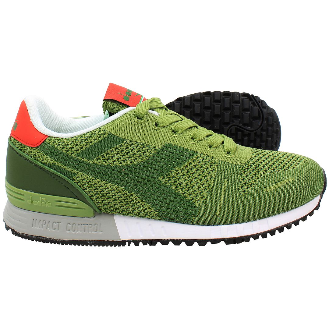 Diadora Titan Weave Mens Green Trainers