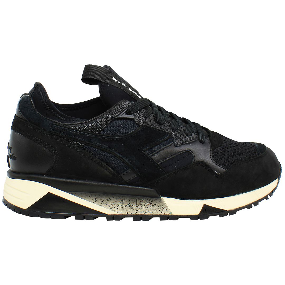 Diadora x Paura N9002 Socks Mens Black Trainers