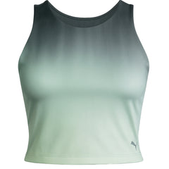 Puma Studio Ombre Womens  Green Crop Top