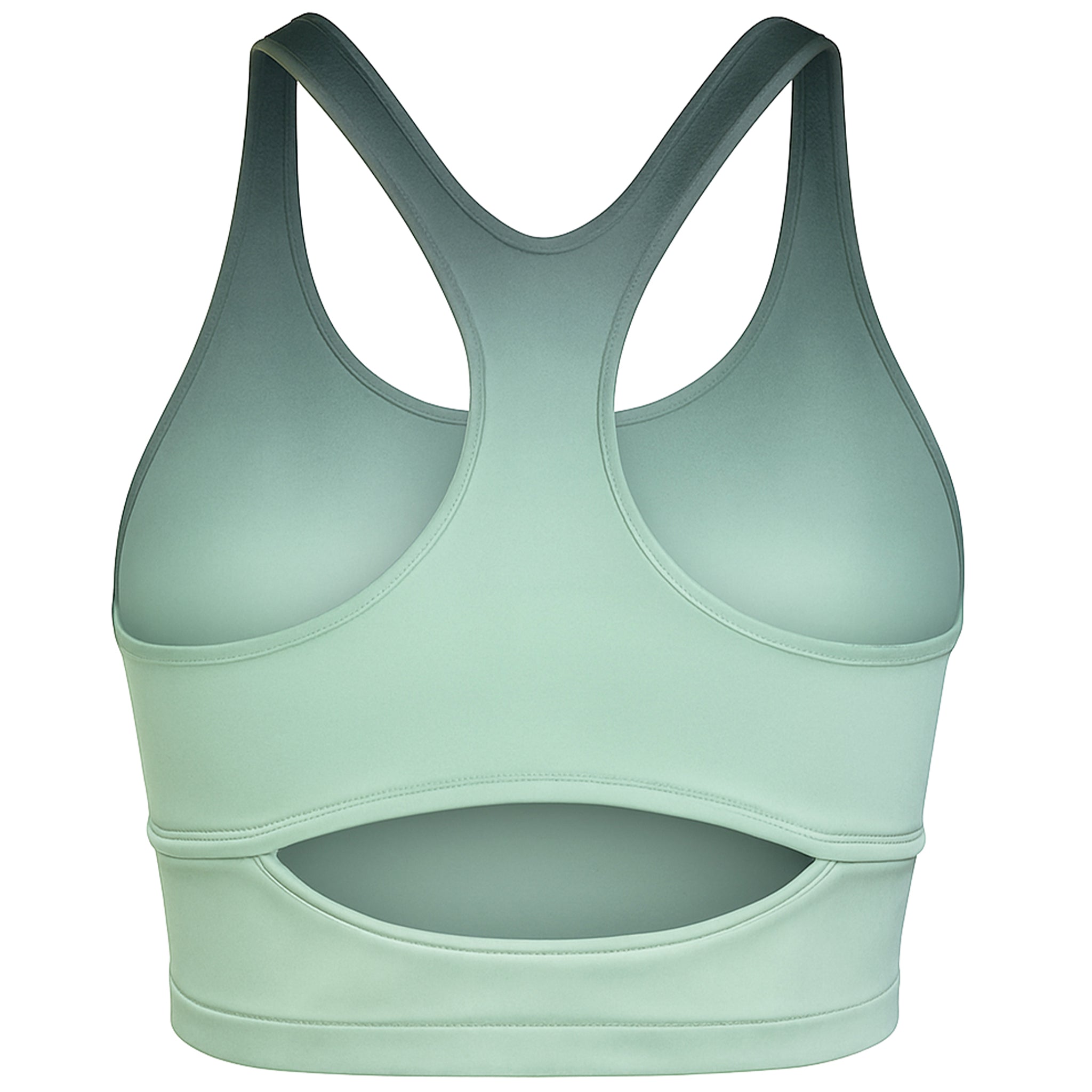 Puma Studio Ombre Womens  Green Crop Top